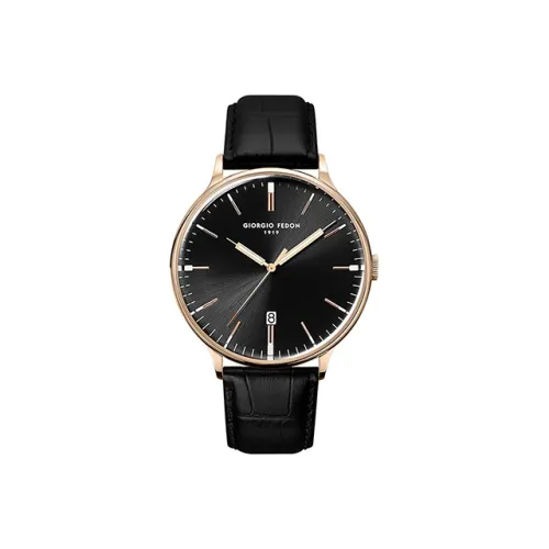 GIORGIOFEDON1919 Кварцевый механизм, унисекс, коллекция Internship, часы, черный