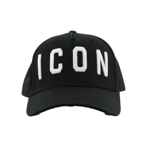 DSQUARED 2 Хлопок Бейсболки Черные Мужские