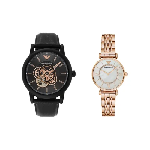 EMPORIO ARMANI Механические часы Movement унисекс, 43 мм, черный