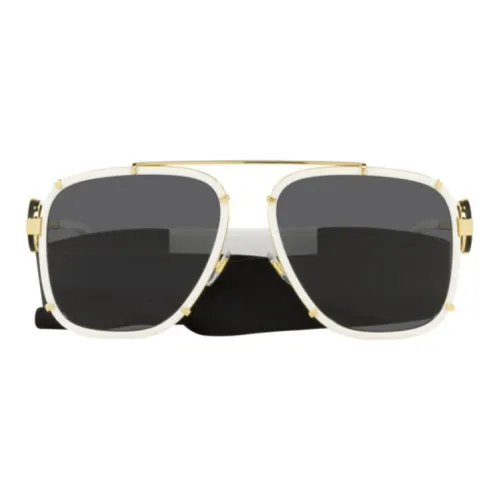 VERSACE Солнцезащитные очки Белый Унисекс