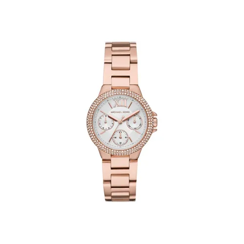 MICHAEL KORS Cole's Collection Women's Watch Кварцевый механизм ремешок из нержавеющей стали белый циферблат модель MK6845
