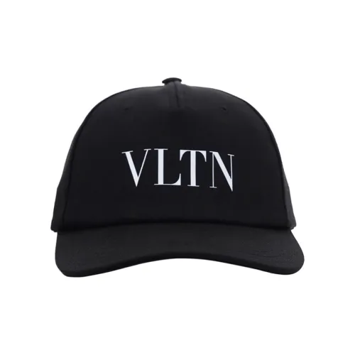 Valentino Хлопок Бейсболки Черные Мужские