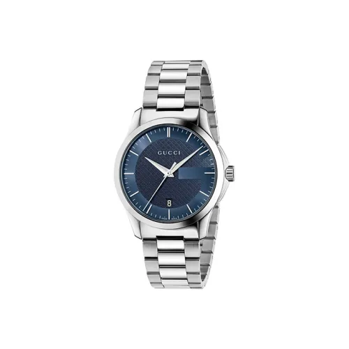 GUCCI Кварцевый механизм Мужские часы 38 мм Синий