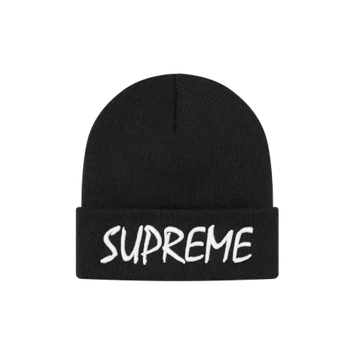 Supreme Акриловые Шапки-бини Унисекс Фиолетовый Серый Зеленый Желтый Красный Черный