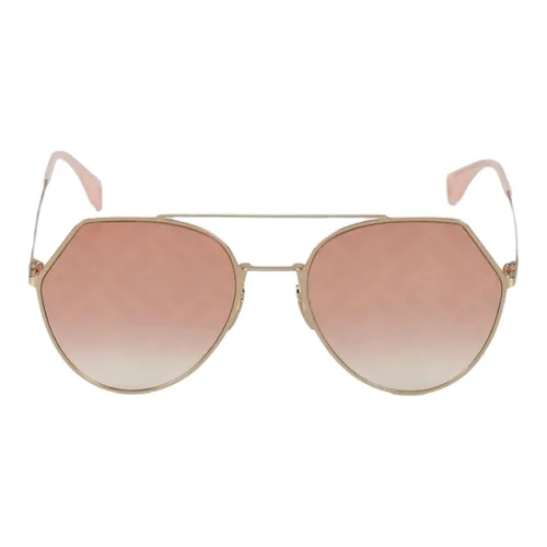 FENDI Солнцезащитные очки Золотые Женские