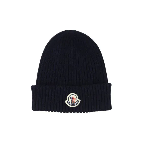 MONCLER Шерстяные Шапки-бини Мужские Черные