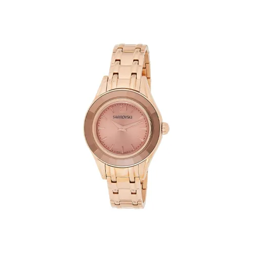 Swarovski Collection Женские часы Кварцевый механизм Ремешок из нержавеющей стали Золотой циферблат 5188842