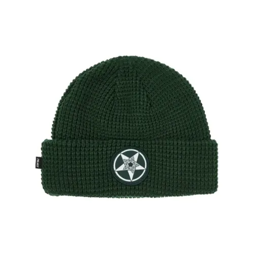 Дворцовый хлопок, шапка-бини, зеленый, унисекс