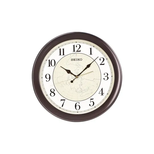 SEIKO Кварцевый механизм пластиковый корпус стенные часы унисекс желтый