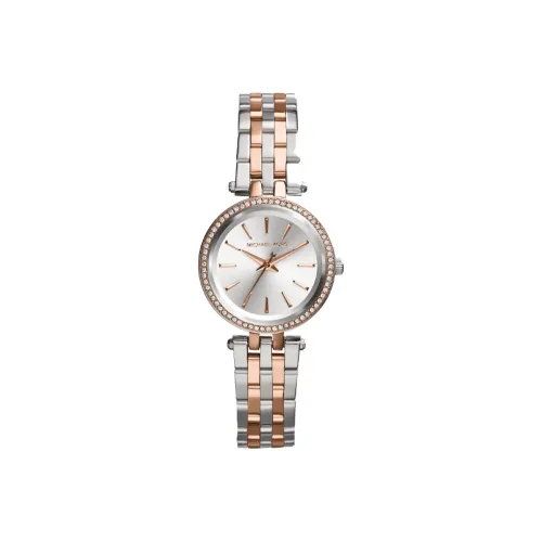 MICHAEL KORS DARCI Women's Watch Кварцевый механизм ремешок из нержавеющей стали серебристый циферблат