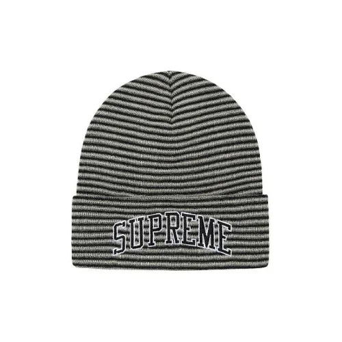 Supreme Акриловые Шапки-бини Унисекс Серый Розовый Оранжевый Зеленый Радужный