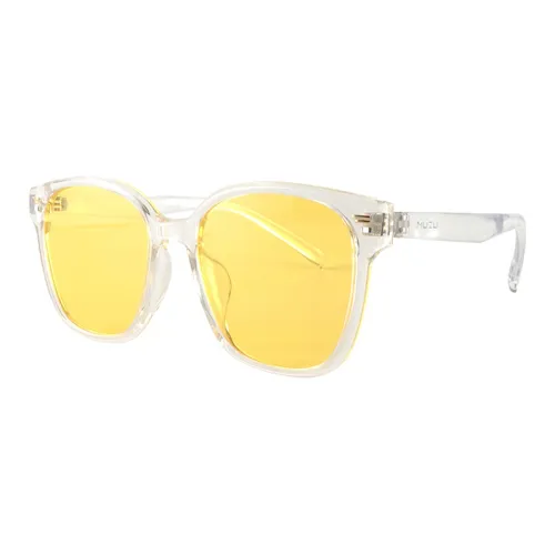 MUZU TR Памятный пластик Квадратные Солнцезащитные очки Унисекс