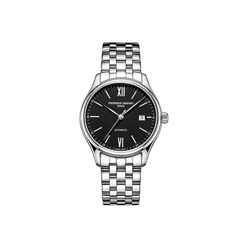 Frederique Constant Механический механизм Мужские часы 40 мм Черный