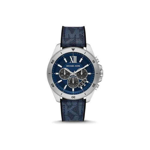 MICHAEL KORS Кварцевый механизм Мужские часы BRECKEN 45 мм Синий