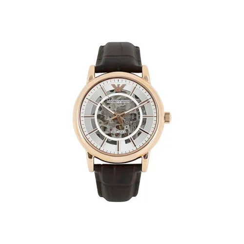 EMPORIO ARMANI Автоматический Механический Механизм Мужские Часы 41 мм Скелет