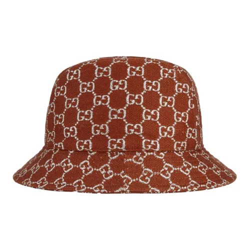 GUCCI GG Шерсть Панамы Унисекс Ржаво-красный