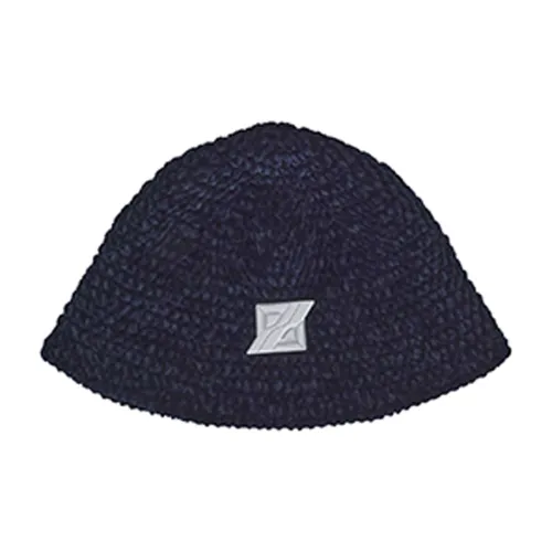 WE11DONE Полиэстер Шапка-бини Морской синий Унисекс