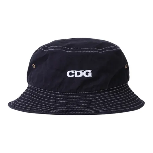 CDG Cotton Bucket Hats Синий Унисекс