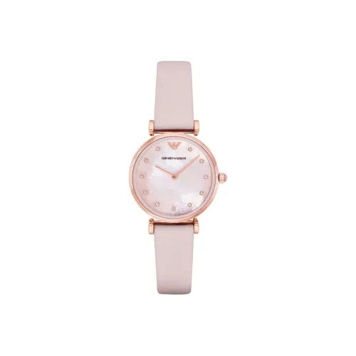 EMPORIO ARMANI Кварцевый механизм Женские часы Ferris Wheel Baby's Breath Series, 32 мм, розовый