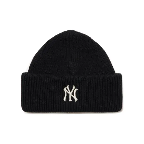 MLB Акриловые шапки-бини унисекс черного цвета