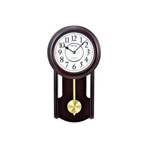 SEIKO Кварцевый механизм деревянный настенный часы унисекс белый QXC105B