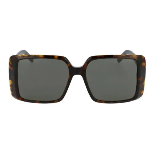 SAINT LAURENT Солнцезащитные очки Коричневый, Серый Унисекс