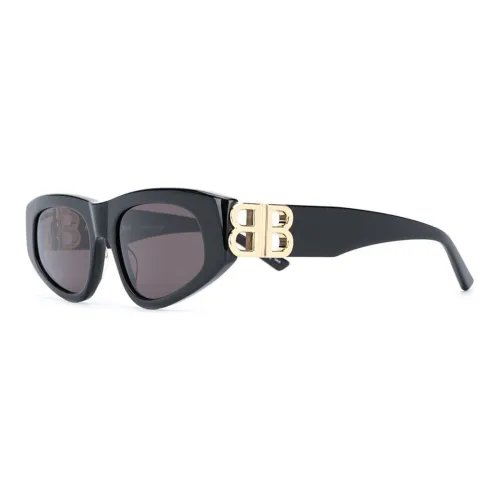 Balenciaga Пластиковая оправа солнцезащитные очки "Бабочка" унисекс черный