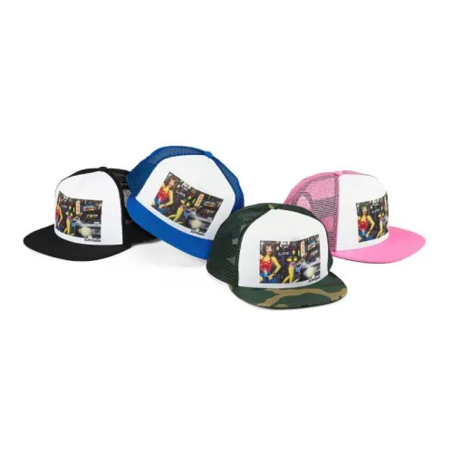 Supreme Полиэстер Кепки Унисекс Черный Синий Зеленый Розовый