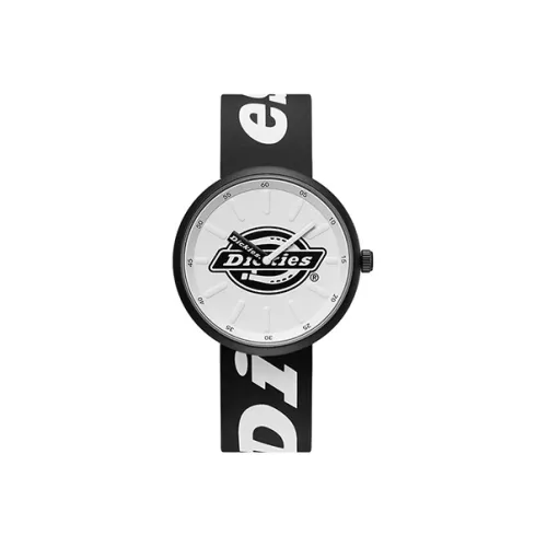 Dickies 114 Collection Dix Наручные часы Кварцевый механизм Силиконовый ремешок Белый циферблат Женские часы 200F60LYXCL 114