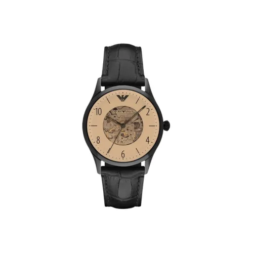 EMPORIO ARMANI Механические Мужские Часы 43 мм Золото