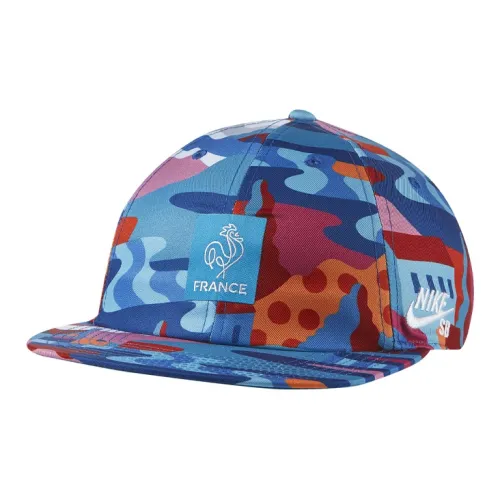 NIKE Полиэстер Бейсболка Синяя Унисекс