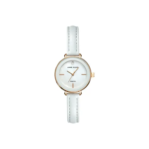 ANNE KLEIN Кварцевый механизм, женские часы Fiorever Collection, 30 мм * 30 мм * 8 мм, белые