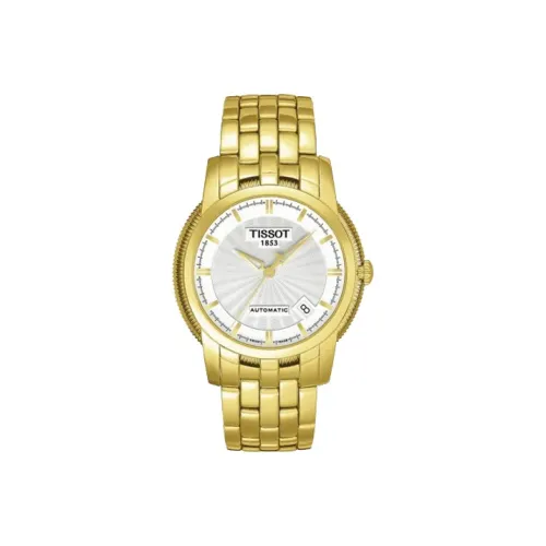 TISSOT Автоматический Механический Механизм Мужские Часы 39,5 мм Белый