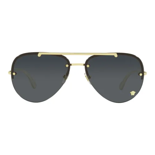 VERSACE Сплав Aviator Солнцезащитные очки Унисекс
