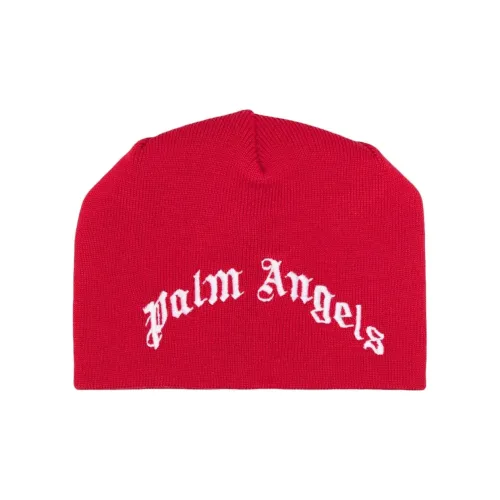 PALM ANGELS Смесовая шерсть Шапка-бини Красная Kids