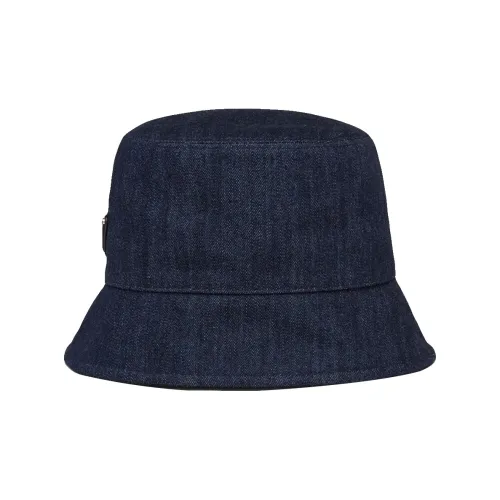 PRADA Denim Bucket Hats Blue Men's
