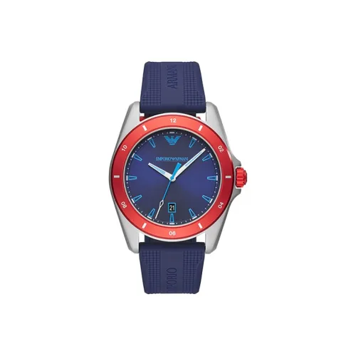 EMPORIO ARMANI Кварцевый механизм Мужские часы 44 мм Синий