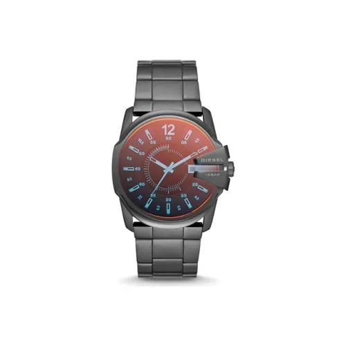 DIESEL Мужские часы Кварцевый механизм Стальной ремешок Черный циферблат Часы DZ1965