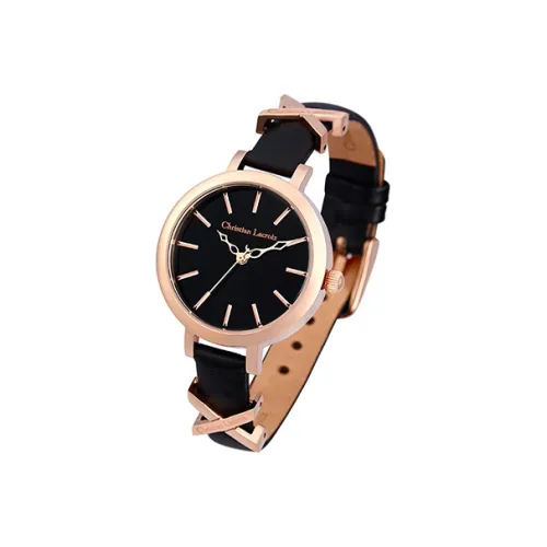 Christian Lacroix Кварцевый Movement Женские Часы Черные