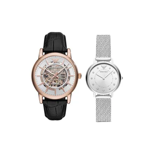EMPORIO ARMANI Автоматический Механический Движение Унисекс Часы 43mm*22mm*13mm Белый