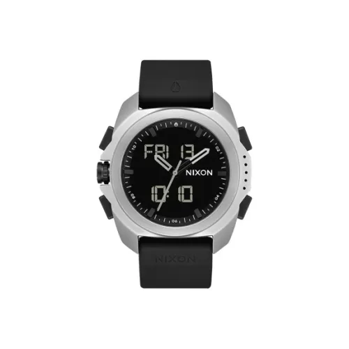 NIXON Кварцевый механизм Мужские часы Ripley Черные