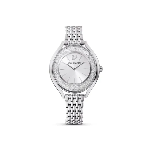 Swarovski Collection Наручные часы Кварцевый механизм Металлический ремешок Серебристый циферблат Женские часы