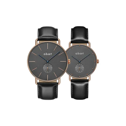 a.b.art Watch Кварцевый механизм Черный циферблат Унисекс