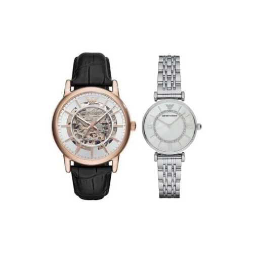 EMPORIO ARMANI Механические часы Movement унисекс, 43 мм, белые
