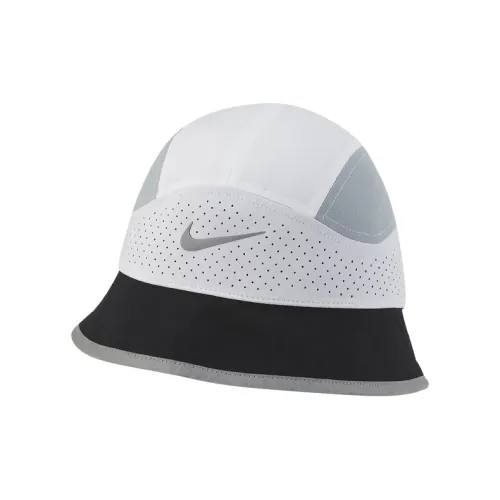 NIKE Полиэстер Шляпы ведра Черный Белый Серый Многоцветный Унисекс