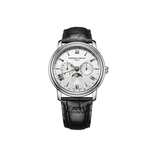 Frederique Constant Кварцевый механизм Мужские часы 40mm*10mm Серебряный