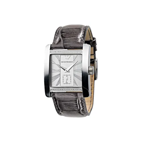 EMPORIO ARMANI Кварцевый механизм Женские часы 36 мм Серебряные