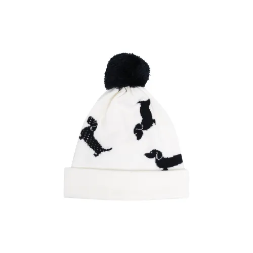 THOM BROWNE Шерстяные шапки Белый Унисекс