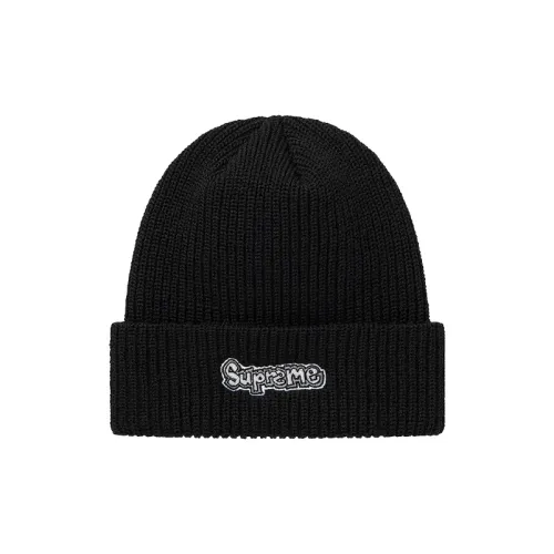 Supreme Шапки-бини Унисекс Серый Небесно-голубой Коричневый Белый Фиолетовый Красный Черный