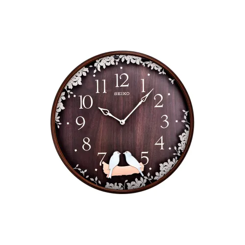 SEIKO Кварцевый механизм Полиэстер Пластик Оболочка Стена Часы Унисекс Белый QXC237B